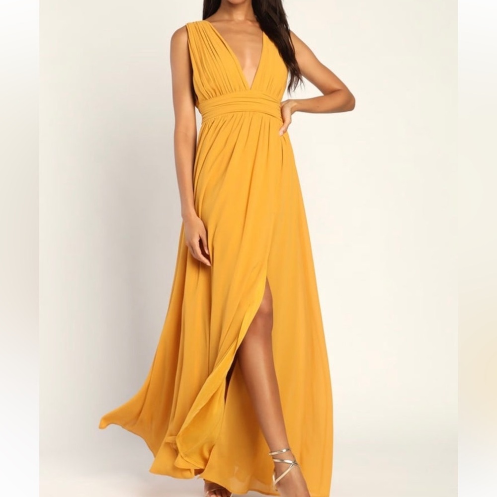 Lulus heavenly Hues Marigold
